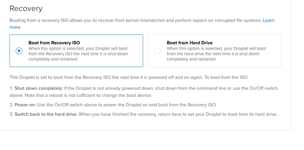 change boot disk