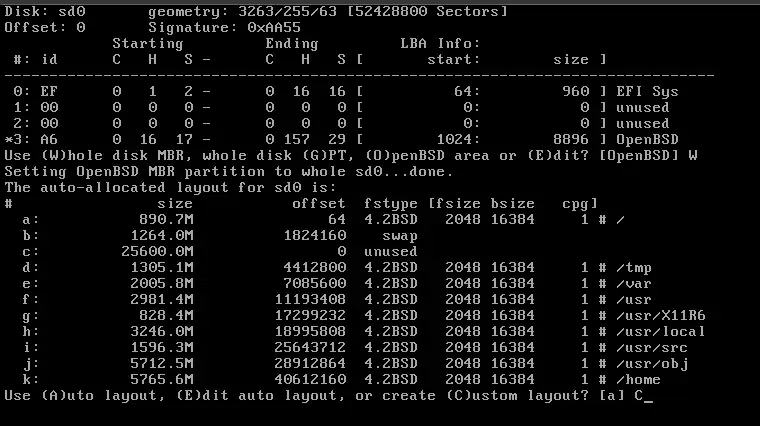 disk partition